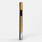 金ゴールドと白金ステンレス光沢のある金属スパイラル2 Case-Mate iPhoneケース (裏面/右)