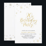 金ゴールドと白 |シックモダン90th誕生日パーティー 招待状<br><div class="desc">この金祝金90歳のバースデスタイリッシュィーパーティーの招待で特別な日を過ごそう。このデザインは、前面にシックな金ゴールドタイポグラフィを搭載し、背面に写真を付けた金ゴールドスパークルグラフィックスを搭載。サンプル写真を自分の写真に置き換えるもしか、不要な写真を削除する背景色は白に設定されているが、感じ自由に変更してパーティーテーマに合わせる。私のショップBaraBomDesignで利用可能なさらに一致する項目。カスタムデザイもしンが必要です連絡が、メールでbarabomdesign@gmail.comまで連絡して下さい</div>