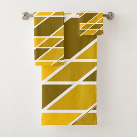 金ゴールドと白 バスタオルセット (インサイチュ)