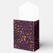 金ゴールドと紫色のヒョウ柄 フェイバーボックス (オープン)