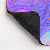 金ゴールドと紫色のピンクの渦巻きマウスパッド マウスパッド (コーナー)