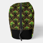 金ゴールドと緑のアールデコパターン ドップキット (右)