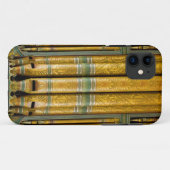 金ゴールドと緑のオルガンパイプiPhone 11タフケース Case-Mate iPhoneケース (裏面(横))