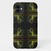 金ゴールドと緑のiPhone 5カスタムケース – メイトID Case-Mate iPhoneケース (裏面)