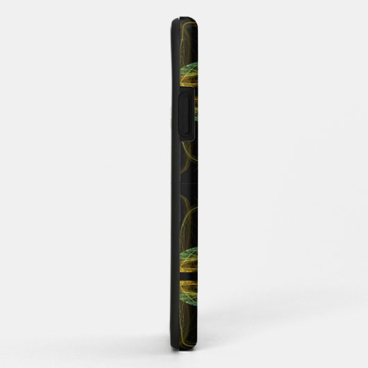 金ゴールドと緑のiPhone 5カスタムケース – メイトID Case-Mate iPhoneケース (裏面/右)