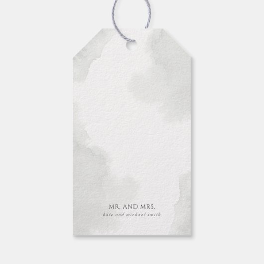 金ゴールドと緑結婚園ありがとう ギフトタグ (裏面)