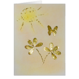 金ゴールドと蝶のパーソナライズ