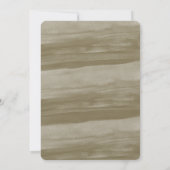 金ゴールドと赤い水の色は私が行結婚う 招待状 (裏面)