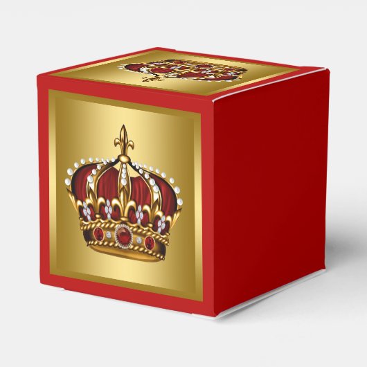 金ゴールドと赤の王子 フェイバーボックス (裏面サイド)