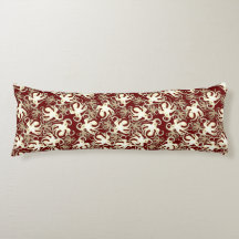 金ゴールドと赤の繰り返しモチーフ |タコ模様