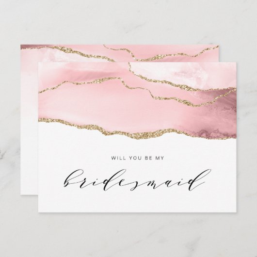 金ゴールドと赤面は上に上がってくれ インビテーションポストカード (正面/裏面)