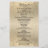 金ゴールドと金ゴールドグリッター – プログラム (正面)