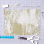 金ゴールドと銀が飛び散った 薄葉紙 (クラフト)