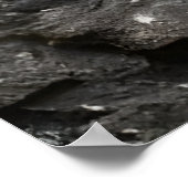 金ゴールドと銀の指輪 | AIアートポスター ポスター (角)