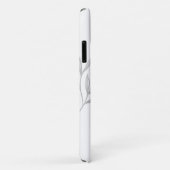 金ゴールドと銀離れ製パーソナライズされた電話ケース Case-Mate iPhoneケース (裏面/右)