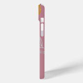 金ゴールドと銀離れ製パーソナライズされた電話ケース Case-Mate iPhoneケース (裏面 / 左)