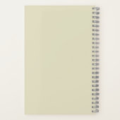 金ゴールドと銀(チェッカーとストライプ) ノートブック (裏面)