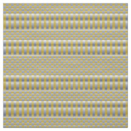 金ゴールドと銀(チェッカーとストライプ) ファブリック