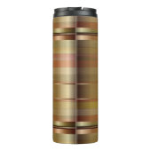 金ゴールドと銅ストライプ製品 タンブラー (裏面)