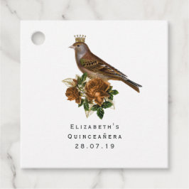 金ゴールドと銅ヴィンテージシック フェイバータグ