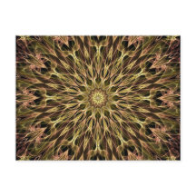 金ゴールドと銅万華鏡のように千変万化するパターン