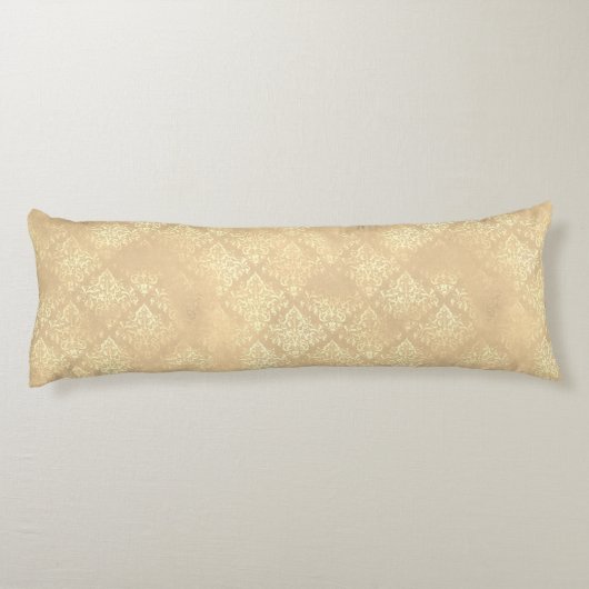 金ゴールドと青い常緑樹エレガントの冬 ボディピロー (裏面)