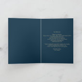 金ゴールドと青ストライプいと風船21歳の誕生日 カード (内部)