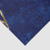 金ゴールドと青モダンのエレガントデコペカスタムー 薄葉紙 (詳細)