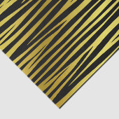 金ゴールドと黒いトラのようなパタストライプーン，動物 薄葉紙 (詳細)