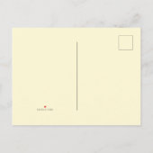 金ゴールドと黒い素晴らしギャツビーの結婚式はデートを除く 案内ポストカード (裏面)