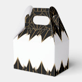 金ゴールドと黒のアールデコパタ結婚ーン フェイバーボックス (裏面サイド)