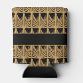 金ゴールドと黒のアールデコパタ結婚ーン 缶クーラー (裏面)