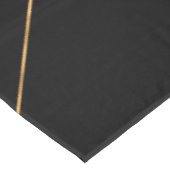 金ゴールドと黒のジモダンオメトリストロークのデザイン テーブルクロス (アングル)