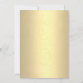 金ゴールドと黒の書スタイリッシュ道ありがとう サンキューカード (裏面)