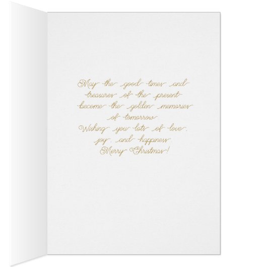 金ゴールドと黒の格子模様の黒いクリスマスカットアウト (内側 (右))