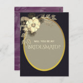 金ゴールドと黒の花嫁の提案 ポストカード (正面/裏面)