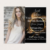 金ゴールドと黒のSweet sixteen写真 (外部フラット)