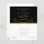 金ゴールドと黒エレガント金ゴールド分周器 (正面/裏面)