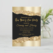 金ゴールドと黒グラムティアーズ大晦日パーティー 招待状 (スタンド正面)