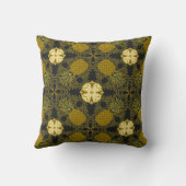 金ゴールドと黒パイナップル枕 クッション (裏面)