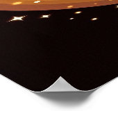 金ゴールドと黒ヒョウの壁またはドアポスター ポスター (角)