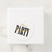 金ゴールドと黒人退職パーティー フェイバータグ (インサイチュ)