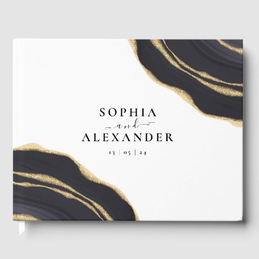 金ゴールドと黒瑪瑙 ゲストブック (正面)