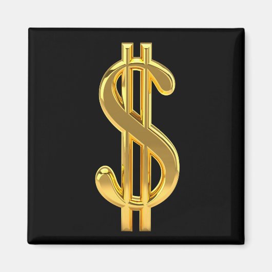 金ゴールドと黒磁石 マグネット (正面)