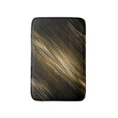 金ゴールドと黒 バスマット (正面縦)