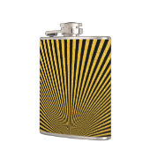 金ゴールドと黒 フラスク (左)