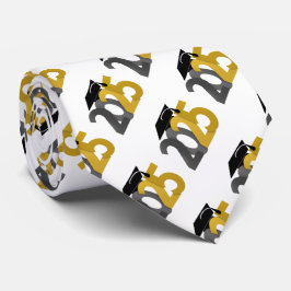 金ゴールドと2025年卒業のグレークラス ネクタイ