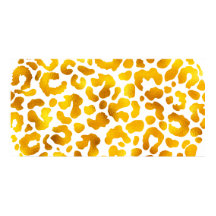 金ゴールドとWhite Leopard Print:贅沢でシック