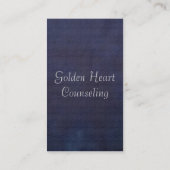 金ゴールドによってはハートが飛びました 名刺 (裏面)