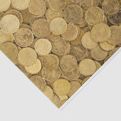 金ゴールドによって着色されるヨーロッパの硬貨 薄葉紙 (詳細)